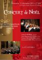 Concert de Noël avec la Cantoria le 11 décembre 2011 à 17h00