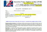 bulletin d'adhésion / membership form : AFAM