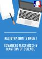 Registration for Advanced Masters® and Masters of Science is open! For more information on the different Advanced Masters® and Masters of Science, please consult the following links:  Advanced Masters®  Masters Of Science