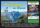stage de musique en Savoie du 15 au 25 aout