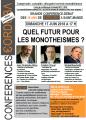 Conférence : Quel futur pour les monothéismes ?