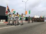 Les Forces françaises de Côte d’Ivoire défilent à l’occasion de la fête nationale ivoirienne 