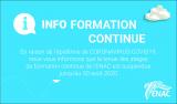 Information COVID19 : Formation Continue