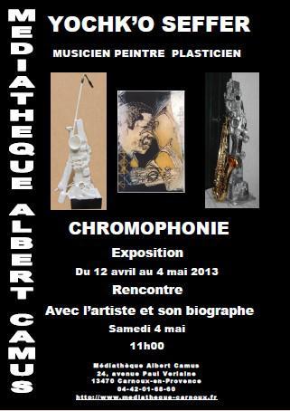 Exposition Yochk'o Seffer - Chromophonie à Carnoux en Provence