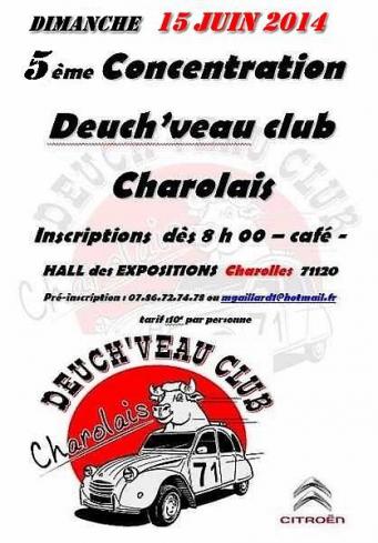 CONCENTRATION DEUCH VEAU CLUB CHAROLAIS