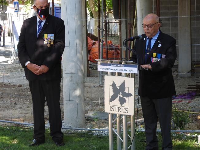 Commémoration du 76ème anniversaire de la Victoire du 8 mai 1945 à la Ville d'Istres