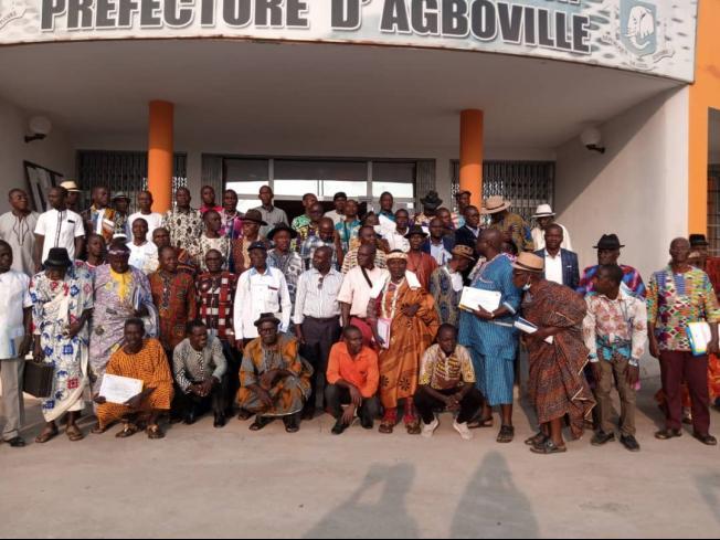 COTE D'IVOIRE: AGNEBY TIASSA: RENFORCEMENT DE LA GESTION DES VILLAGES du 03 au 05 Aout 2021