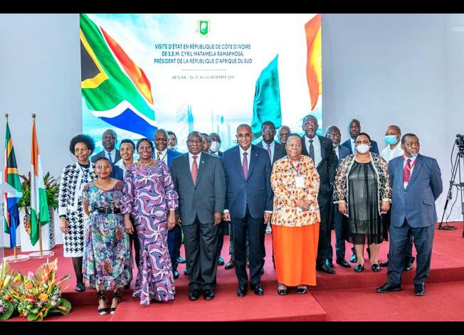 COTE D'IVOIRE: Économie : le Président sud-africain, Cyril Ramaphosa, en visite au Port autonome d'Abidjan