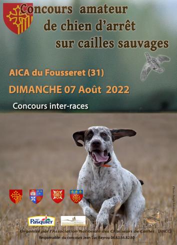 Concours amateur sur cailles sauvages Fousseret 07/08/2022