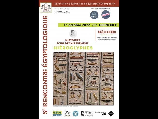5e Rencontre Égyptologie  Histoires d'un déchiffrement HIEROGLYPHES