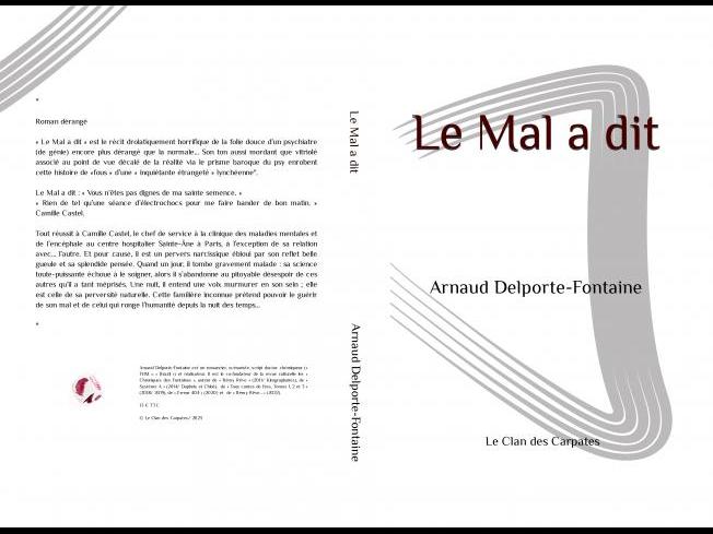 Le Mal a dit, cinquième roman hautement contagieux, de Arnaud Delporte-Fontaine, sort pour la nuit de Halloween !