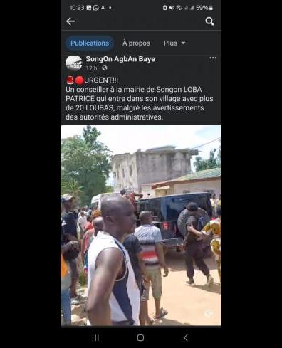 COTE D'IVOIRE : Le Chef de Terre Monsieur Akré libéré à Songon_Agban