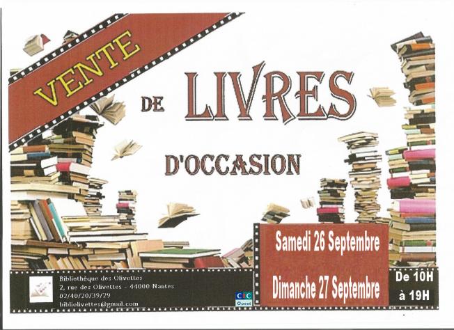 Vente de livres d'occasion