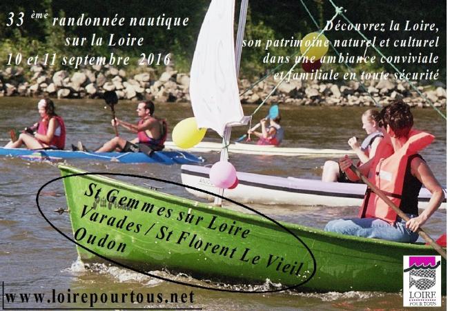 33ème randonnée nautique sur la Loire