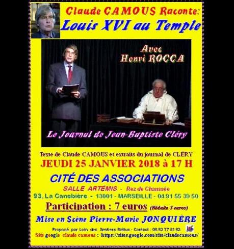 Claude Camous raconte Louis XVI au Temple, Le Journal de Jean-Baptiste Cléry