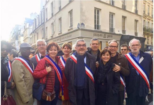 FRANCE : Les élus de Villiers-le-Bel manifestent avec leurs collègues de l’Est Val d’Oise, de la Seine-St-Denis et de la Seine-et-Marne pour défendre le développement de leurs territoires  