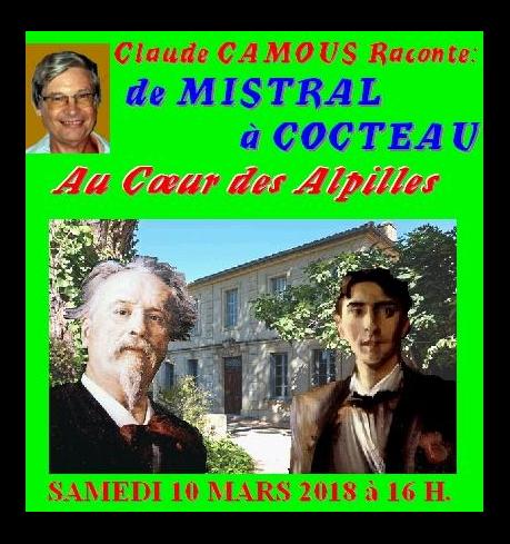 Claude Camous raconte de Mistral à Cocteau, au cœur des Alpilles…