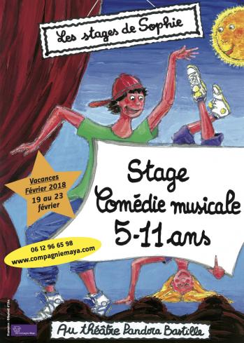 STAGE 5-11 ANS VACANCES FEVRIER 2018 Comédie Musicale, PARIS