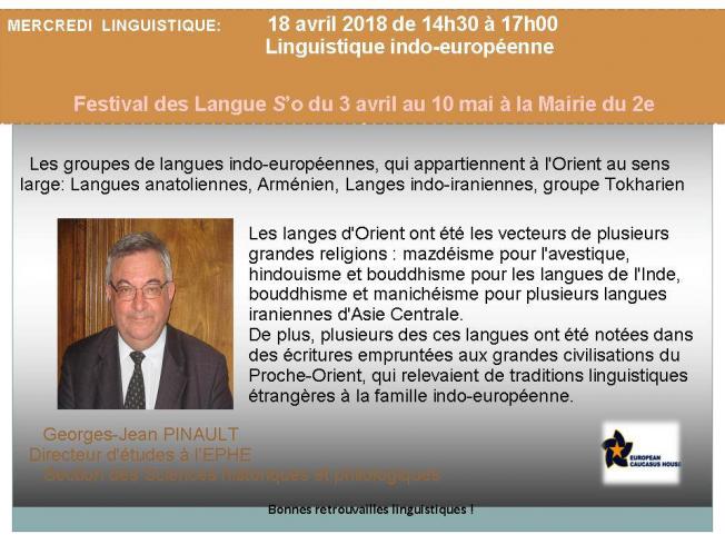Festival des LangueS'o du 4 avril au 10 mai 2018