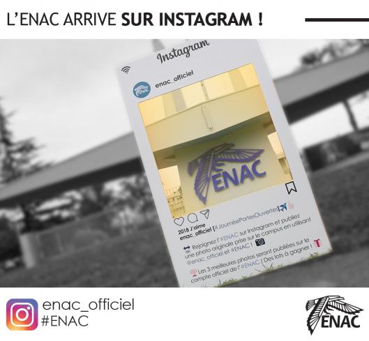 L’ENAC prend son envol sur Instagram !