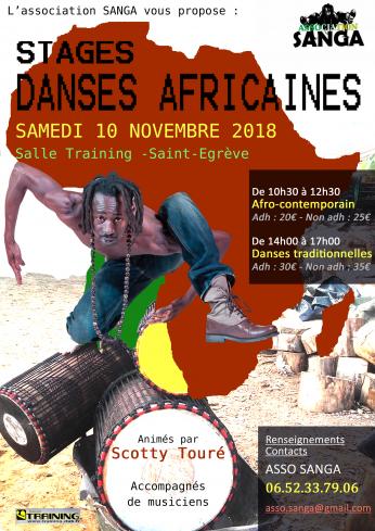STAGE DE DANSE AFRICAINE / AFRO-CONTEMPORAIN