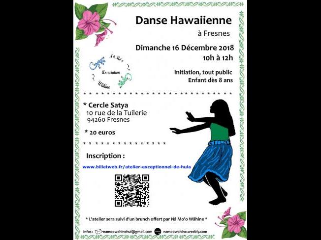 Atelier de Hula, Danse Hawaienne, Dimanche 16 septembre 2018, 10h à 12h