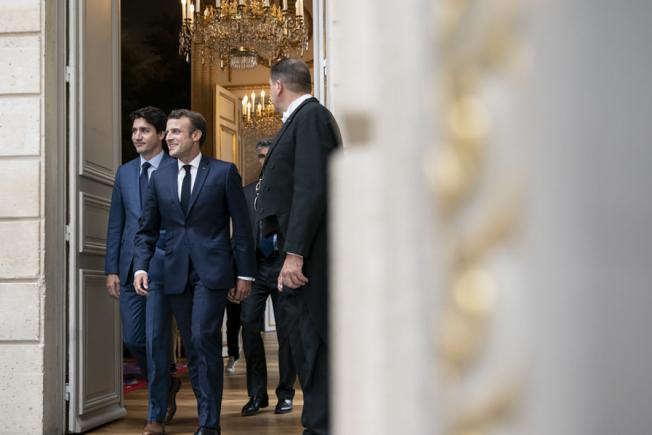 FRANCE:Rencontre avec Justin Trudeau, Premier ministre du Canada