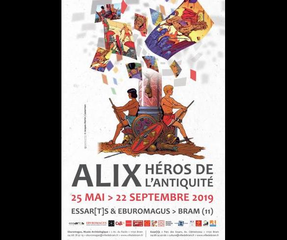 Exposition ALIX héros de l'Antiquité à Bram (Aude)