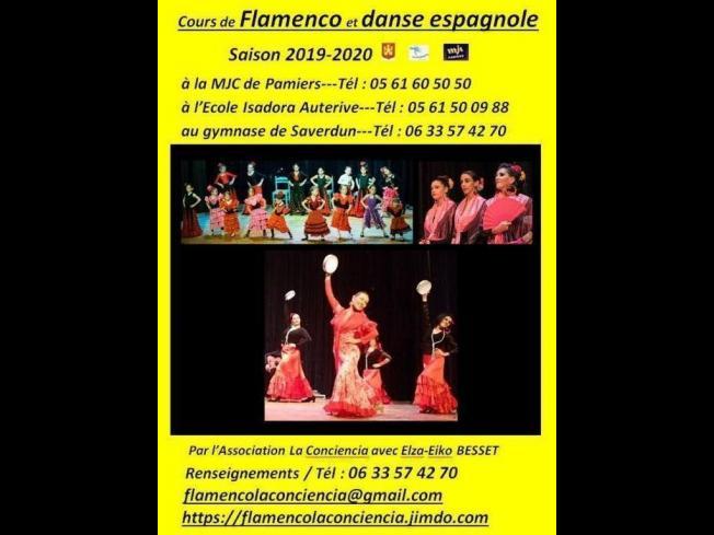 Cours de danse Flamenco et Danse espagnole 2019 -2020