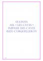 Statuts ASL Les Caves 45120 CORQUILLEROY