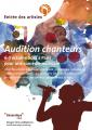 Audition de chanteurs à Paris les 6 et 7 octobre 2012 pour la création d'une comédie musicale sur la Paix