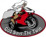 ASSOCIATION MOTOCYCLISTE DE SARTHE GOD SAVE THE TWIN