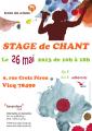 Stage de chant animé par Dominique Sylvain le dimanche 26 mai 2013