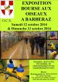 EXPOSITION BOURSE D'OISEAUX EXOTIQUES A BARBERAZ AVEC L'OISEAUX CLUB DE SAVOIE