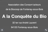 Lancement des adhésions a l'association A la conquête du Bio