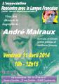 CONFERENCE sur André MALRAUX