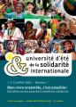 Participation de l'AFAM à l'Université d'été de la Solidarité Internationale à Rennes