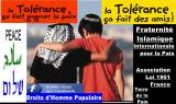 La tolérance est avant tout une attitude. C’est le fait d’admettre que l’autre puisse « être », « penser » ou « agir » différemment de soi..Soyons tolérant, vivons donc ens