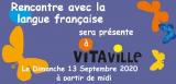 VitaVille 2020 - Dimanche 13 Sept à Midi - présence Rencontre avec la Langue Française 