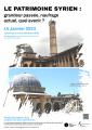 Conférence; LE PATRIMOINE SYRIEN : grandeur passée, naufrage actuel, quel avenir ? 14 Janvier 2023