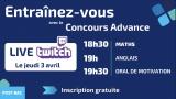 Live du Concours Advance