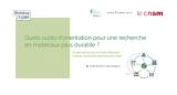 Workshop « Quels outils d’orientation pour une recherche en matériaux plus durable ? »