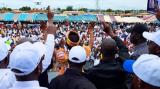 CÔTE D'IVOIRE : 🇨🇮 BOUAFLÉ | Quelques images du meeting de lancement de la campagne de la candidate Simone Ehivet Gbagbo (MGC) 