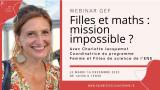 WEBINAR GEF | Filles et maths, mission impossible ?