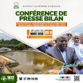 COTE D'IVOIRE CONFERENCE BILAN DU MINISTRE GOUVERNEUR CISSE BACONGO  