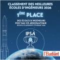 Classement L’Etudiant 2026 : l’IPSA reconnue comme l’école d’ingénieurs privée de référence en aéronautique et spatial