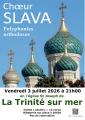 concert de polyphonies orthodoxes par le choeur SLAVA