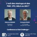 Conférence : L'exit des startups et des PME : IPO, M&A ou LBO ?