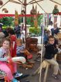 Prestation à la fête médiévale d'Issel