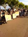 Manifestation contre le massacre des globicephales aux îles Feroes